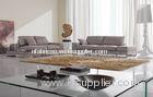 Leisure Modern Living Room Couches, Italian Elegant Fabric Modular Sofa