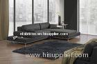 Luxury Fabric Modern Sectional Sofas / Lounge Sofas With Stainless Steel Base