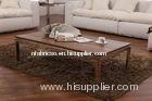 Metal Rectangle Coffee Table, Modern Italian Marble Top End Table