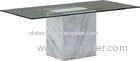 Stone Marble Dining Tables, Stainless Steel Marble Coffee Table