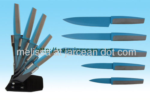 non-stick coating kitchen knife set