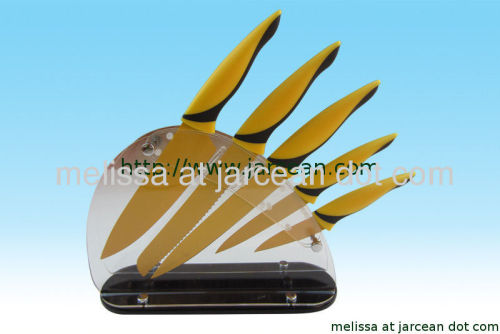 non-stick coating kitchen knife set