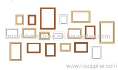 solid wood photo wall,Pine Wood Photo Wall,DIY photo frame wall