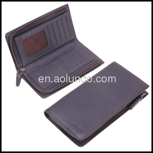 Guangzhou long style men wallet card holder wallets