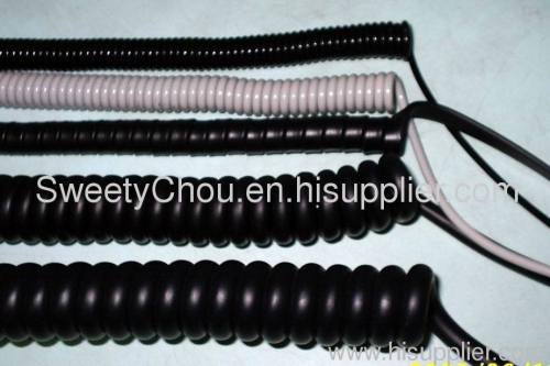 High Quality Coiled Spring Cable Low Voltage Spiral Cable