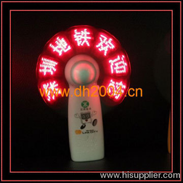 Led Flashing Fan---Blue led, Display customer