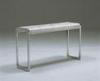 Rectangle White Marble Coffee Tables, Marble Top Console Table
