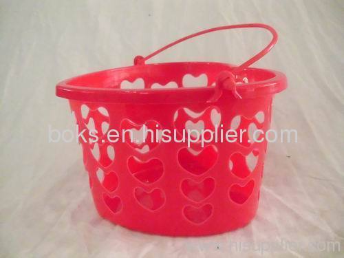 Plastic heart shaped Gift Baskets