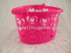 Plastic heart shaped Gift Baskets