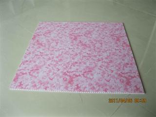 Hot Stamp Foil 595x595mm PVC Plastic Ceiling Wall