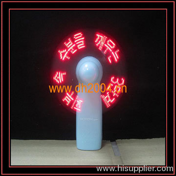 Led flashing min fan