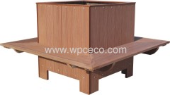 High-capacity outdoor Wpc Flower Box