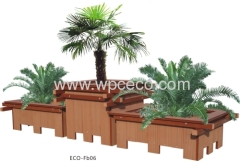 Outdoor Wood Plastic Manufacture Flower Box