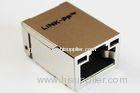 1 X 1 Port Tab up RJ45 Single Port , SMT 10 /1 00 IEEE RJ45 Connector