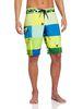 Yellow 100 Polyester Shorts / Pants With Patch Pocket , Boardshort