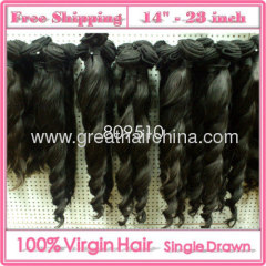 100% Virgin Remy Human Hair Extension Weft, 100g/pc