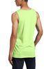 Green Mens Graphic Tank Tops / Top , Screen Print Graphics Relaxed