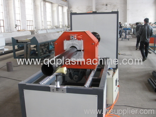 High speed pipe extrusion line