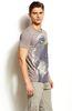 Summer Cotton Slim Fit Mens T Shirts, Brown Jersey Round Neck