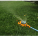 Plastic lawn water sprinkler for garden