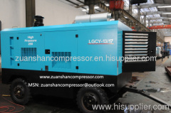 Diesel Engine Portable Screw Air Compressors