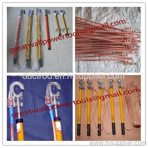 factory High Voltage Portable Grounding Rod,Price earth rods