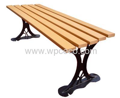 low cost and easy to intall WPC modern Gardern Bench