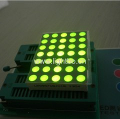 Ultra Bright Amber 5mm 5 x 7 Dot Matrix LED Display for moving signs, traffic message board,position indicators