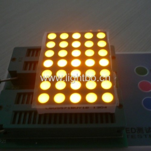 Ultra Bright Âmbar 5 milímetros 5 x 7 Dot Matrix Display LED para sinalização, placa da mensagem de tráfego, indicadores de posição em movimento
