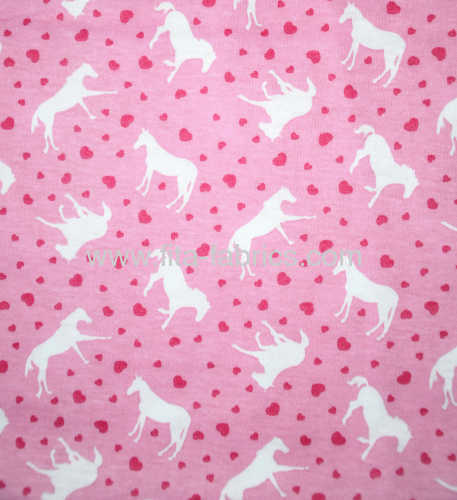 Custom floral knit print fabric for fashion dress