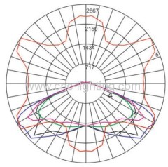 UL listed IP65 40W Induction Canopy Light