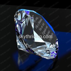 crystal diamond/ crystal paperweigh/ crystal diamond paperwe