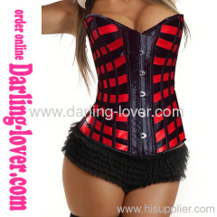 Sexy New Design Red Overbust Corset