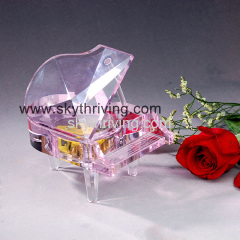 crystal music box, crystal piano