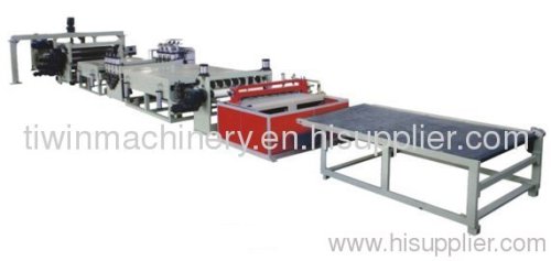 PC, PP, PVC Corrugated Board Extrusion Line