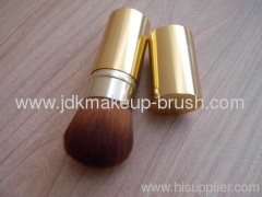 OEM/ODM Gold Retractable Brush Makeup Brush