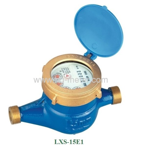 Multi-jet wet type Vane Wheel water meter