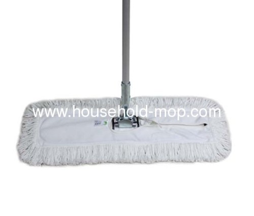 Euro style commercial flat dust mop frame with magnet lock