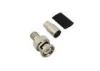 CE CCTV BNC Crimp Connector for Rg59 , RF BNC Connector