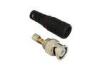 RF CCTV BNC Connector with 50 Character Impedance , Male Connector