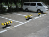 remote controlling parking locks and space barriers