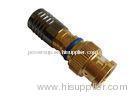 75 Ohm CCTV BNC Connector , RG59 Compression BNC Connector