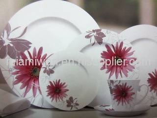 porcelain round shape dinner set