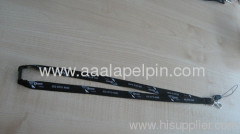 popular lanyards for promotion/ black lanyards