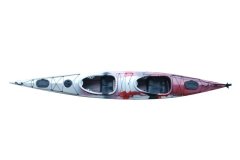 double sit in sea kayak with PE material