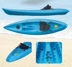 single sit on top kayak PE material 5mm thickness many color