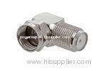 Female to Male CCTV F Connector , Coaxial Cable F Connector