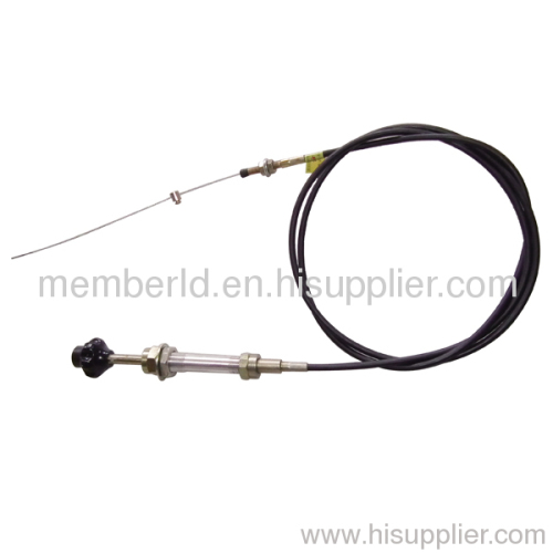 sweeper throttle control cable