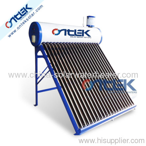 Non-pressure color coated solar water heater