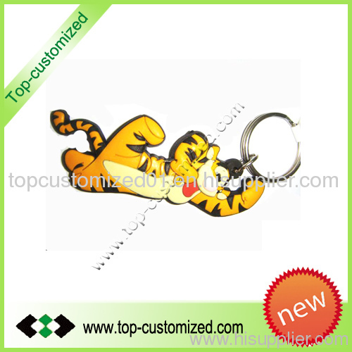 3D pvc promotional keyring wholesale